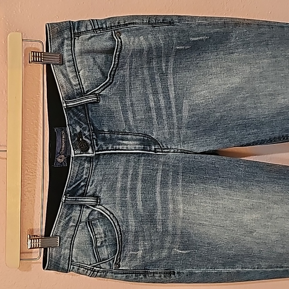 Stone Washed Fit Tech Jeans